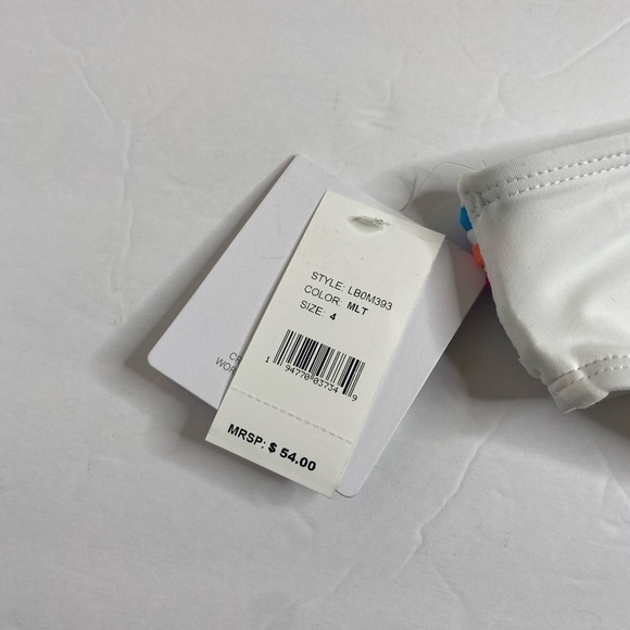 La Blanca  White Macrame Bikini Bottom - Picture 3 of 5